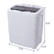 Home Portable Mini Twin Tubs Washing Machine Compact Washer For Clothing Clean Spin  Wash With High 9