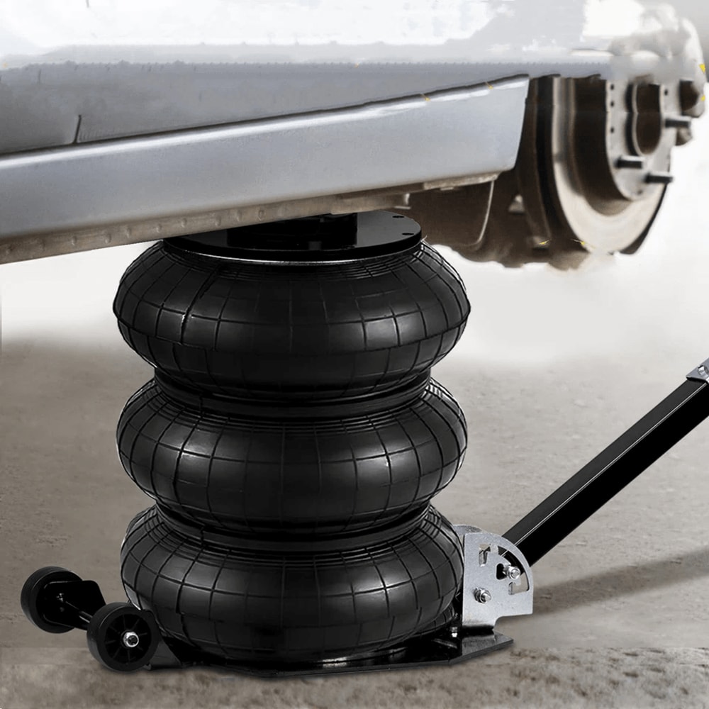 HeavyDuty Triple Bag Air Jack Ton Pneumatic Jack For Car SUV Truck Lifting Fast Garage Repair Tool 1