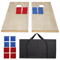 Cornhole Game Regulation Size Solid Wood Boards With 8 Bean Bags Carrying Case Outdoor Lawn Game F 3