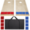 Cornhole Game Regulation Size Solid Wood Boards With 8 Bean Bags Carrying Case Outdoor Lawn Game F 4