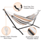 HeavyDuty 2 Person Hammock With 9FT Steel Stand  Portable Double Hammock Bed For Patio Garden And T 6