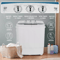 Compact Mini Twin Tub Washing Machine Portable Washer Dryer For Apartments Dorms RVs 7