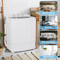 Compact Mini Twin Tub Washing Machine Portable Washer Dryer For Apartments Dorms RVs 5