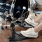 Professional Double Kick Drum Pedal Sturdy Metal Design With QuickRelease Clamp HighSpeed Double Pe