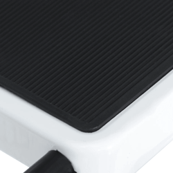 4 step folding ladder with handgrip – anti-slip wide pedals, 330lbs capacity, sturdy steel step stool for home office