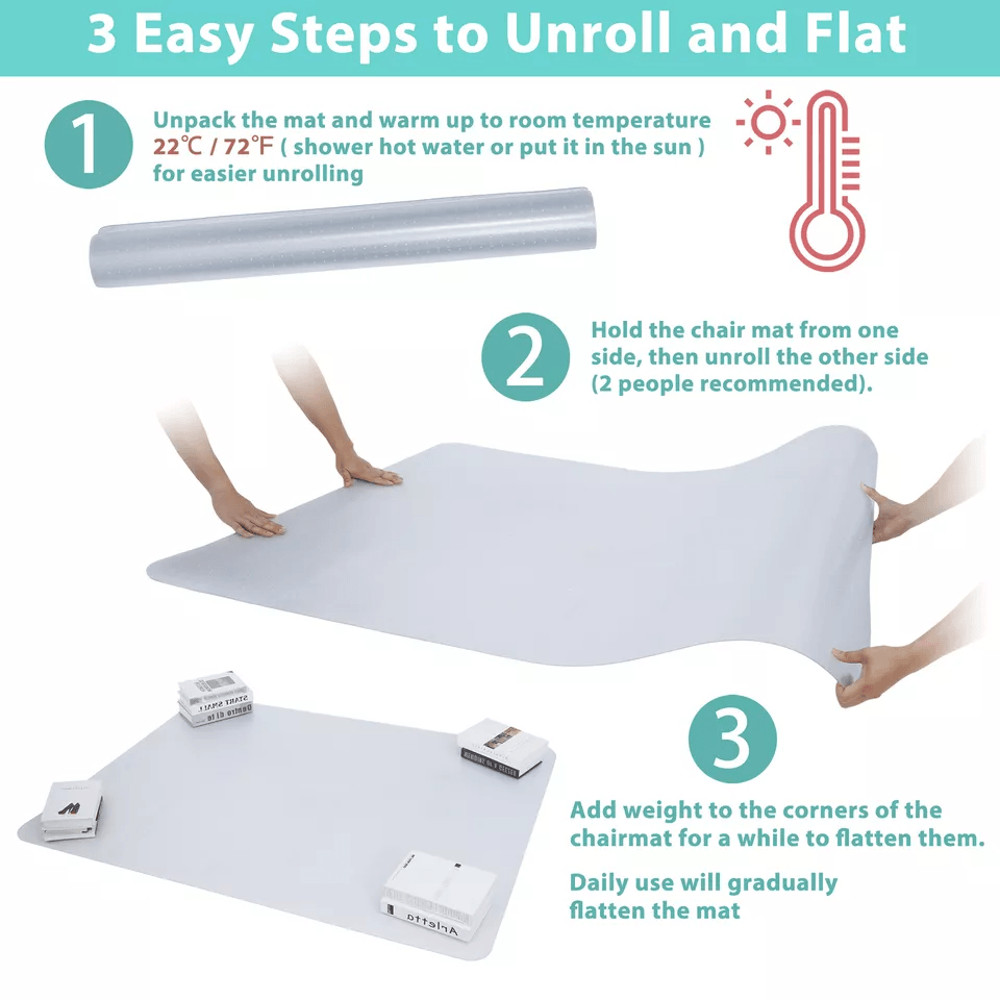 Heavy Duty Office Chair Mat Carpet Floor Protector Rug 5