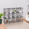 Wire Cube Storage Organizer 12 Cube Modular Wire Shelving Closet Bookshelf Unit 1