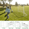 Portable Kids Soccer Goals Metal Frame Backyard Practice Nets 5