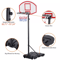 Basketball Hoop Outdoor Adjustable 557 Ft Portable Basketball Goal Stand For Kids With Wheels And B 10