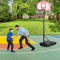 Basketball Hoop Outdoor Adjustable 557 Ft Portable Basketball Goal Stand For Kids With Wheels And B 5