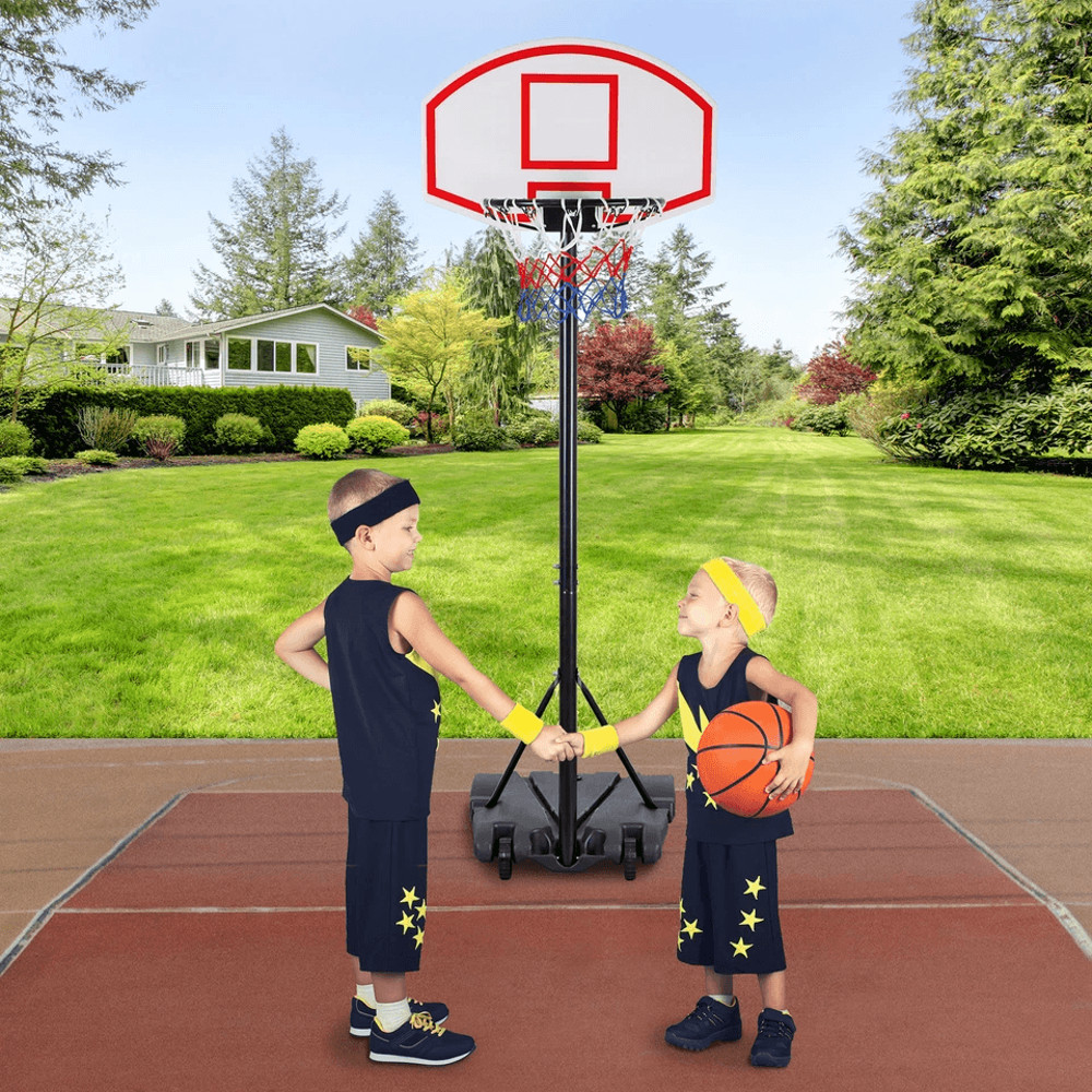 Basketball Hoop Outdoor Adjustable 557 Ft Portable Basketball Goal Stand For Kids With Wheels And B 6