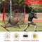 Baseball Softball Practice Net Portable Hitting Pitching Training Net With Strike Zone Carry Bag 9