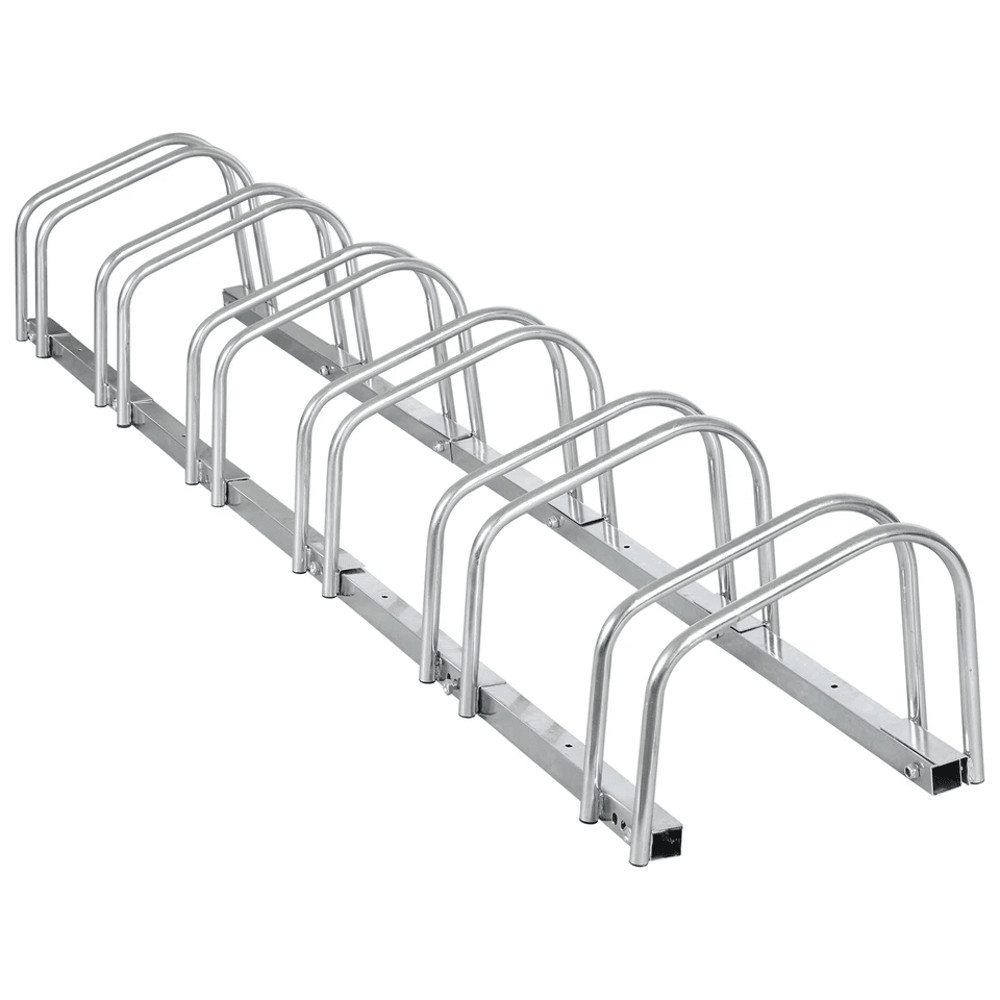 Bike Storage Rack Bicycle Floor Parking Stand For Home Garage Indoor Outdoor Adjustable Steel Organ 3