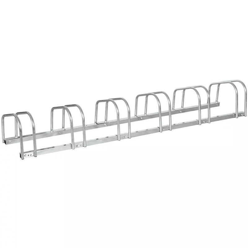 Bike Storage Rack Bicycle Floor Parking Stand For Home Garage Indoor Outdoor Adjustable Steel Organ 4