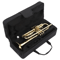Gold Lacquer Bb Trumpet For Beginners With Durable Case Perfect For Student Bands And School Music 3