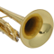 Gold Lacquer Bb Trumpet For Beginners With Durable Case Perfect For Student Bands And School Music 5