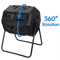 Dual Chamber Tumbling Composter Outdoor Rotating Compost Bin For Garden Waste 8