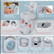 Portable Camping Toilet With Flush System Lid Ideal For RVs Boats Outdoor Adventures 4