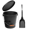 515 Gallon Ash Bucket With Lid Shovel Galvanized Metal Hot Ash Pail For Fireplace Wood Stove Fir 5