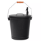 515 Gallon Ash Bucket With Lid Shovel Galvanized Metal Hot Ash Pail For Fireplace Wood Stove Fir 7