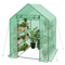 Portable Green House Outdoor With Shelves Tiers Walk In Greenhouse For Planter HeavyDuty Frame And 7