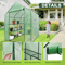 Portable Green House Outdoor With Shelves Tiers Walk In Greenhouse For Planter HeavyDuty Frame And 3