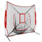 Baseball Softball Teeball Practice Batting Training Net With Strike Zone Portable Durable Hitting 2
