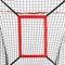 Baseball Softball Teeball Practice Batting Training Net With Strike Zone Portable  Durable Hitting  8