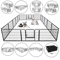 Portable 16 Panel Dog Playpen Detachable Fence For Outdoor RV Yard Use 2