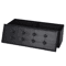 Black Leather Folding Storage Ottoman Bench Footrest Chest With Divider Ideal For Bedroom Living Ro 3