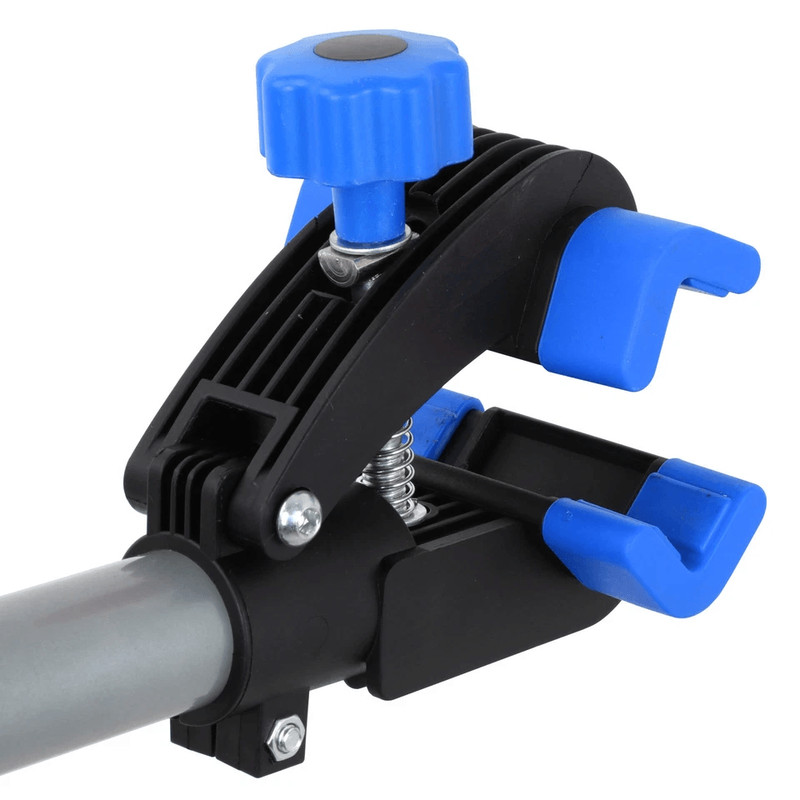 Bike Repair Stand Adjustable Bicycle Maintenance Rack With Rotating Clamp  Tool Tray 5