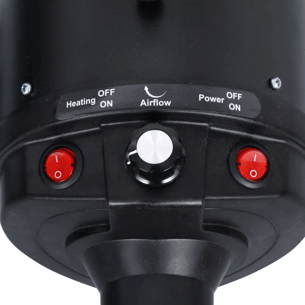 Pet Dog Hair Dryer 32HP Adjustable Speed Grooming Blow Dryer With Heater High Velocity 2400W Blac 9