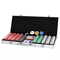 Texas Holdem Poker Chip Set With Aluminum Case Poker Chips For Blackjack And Casino Games 10