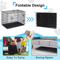 Metal Wire Dog Crate With Double Doors Tray Foldable Pet Kennel For Medium Dogs 3