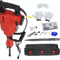 Powerful Electric Demolition Jack Hammer Heavy Duty Concrete Breaker Kit With Case Gloves For Cons 5