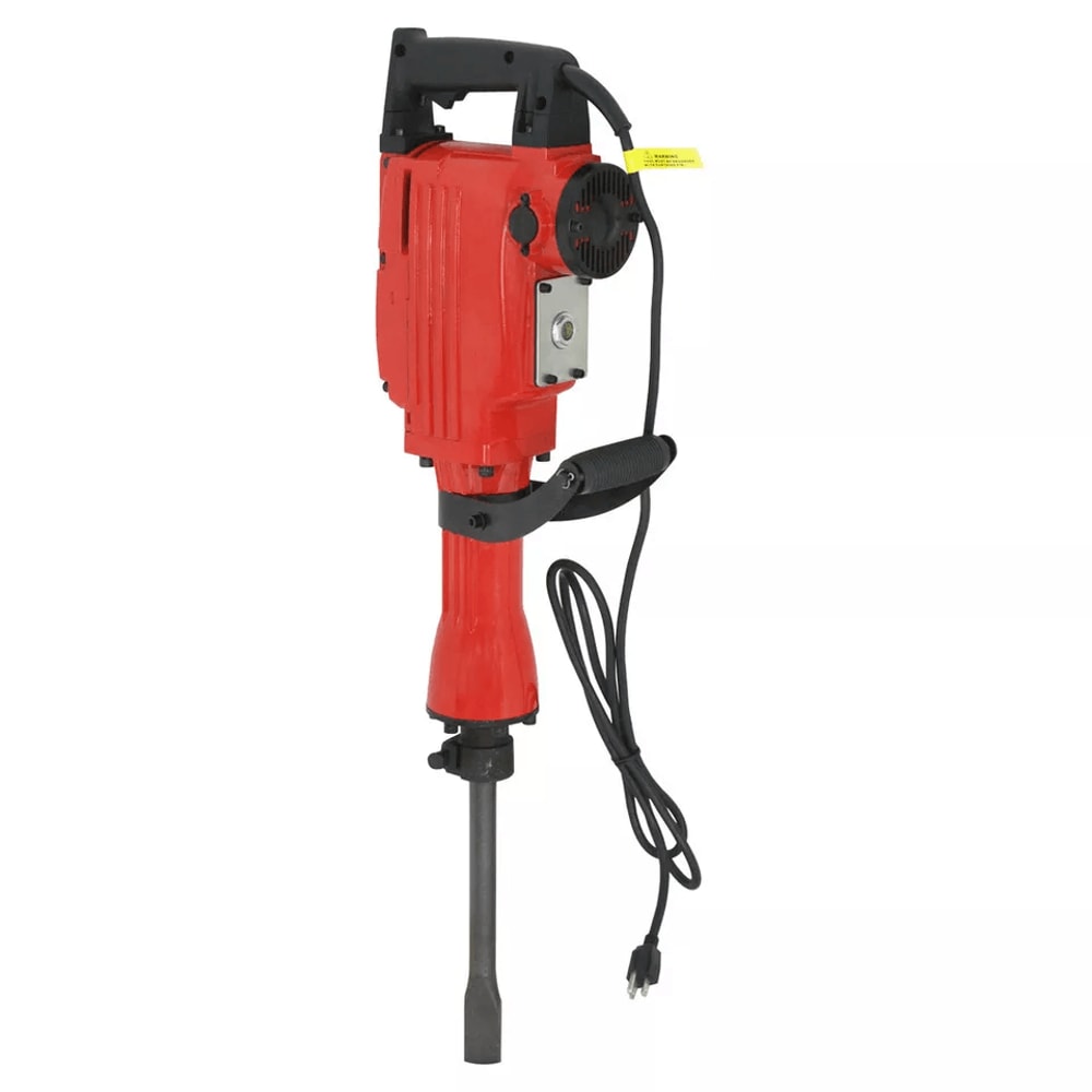 Powerful Electric Demolition Jack Hammer Heavy Duty Concrete Breaker Kit With Case Gloves For Cons 6