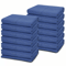 24 Moving Blankets 80x72 HeavyDuty Protective Furniture Packing Pads BlueBlack Quilted NonWoven Fa 2