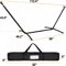 Heavy Duty Hammock Stand Adjustable Steel Frame With High Capacity  Carrying Case For IndoorOutdoor 6