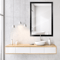 Rectangular Wall Mirror Bathroom Mirror Black PS Frame Vanity Mirror For Living Room Bedroom Or Off 3