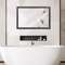 Rectangular Wall Mirror Bathroom Mirror Black PS Frame Vanity Mirror For Living Room Bedroom Or Off 4