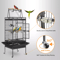 Large Bird Cage With Play Top Ideal For Parrots Finches Macaws And Cockatoos 1