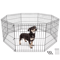 Dog Playpen Panels Foldable Exercise Pen Indoor Outdoor Pet Playpen Fence For Puppies Rabbits Ducks 3