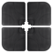 Heavy Duty 4 Piece Cantilever Offset Patio Umbrella Base Stand Square Plates For Secure Outdoor Sha 0