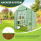 WalkIn Mini Greenhouse With 8 Shelves Portable Garden Planter House 1