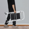 Folding 2 Step Ladder With AntiSlip Wide Pedals Handgrip Lightweight Portable Step Stool 3