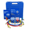 Professional AC Manifold Gauge Set For Refrigeration With Brass Charging Case 2