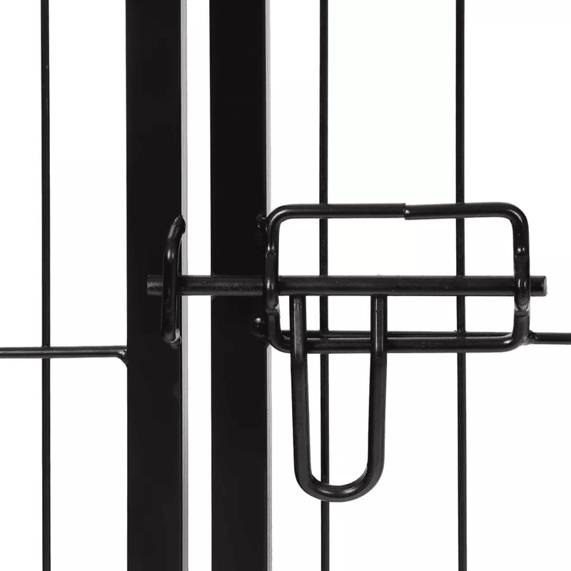 Metal Dog Playpen Pet Fence Portable Puppy Exercise Pen For Indoor Outdoor Use Foldable Panel Heav 5