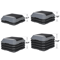 Adjustable Aerobic Stepper Exercise Workout Step Platform With Riser Grey HighDensity SlipResistant 21