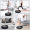 Adjustable Aerobic Stepper Exercise Workout Step Platform With Riser Grey HighDensity SlipResistant 2