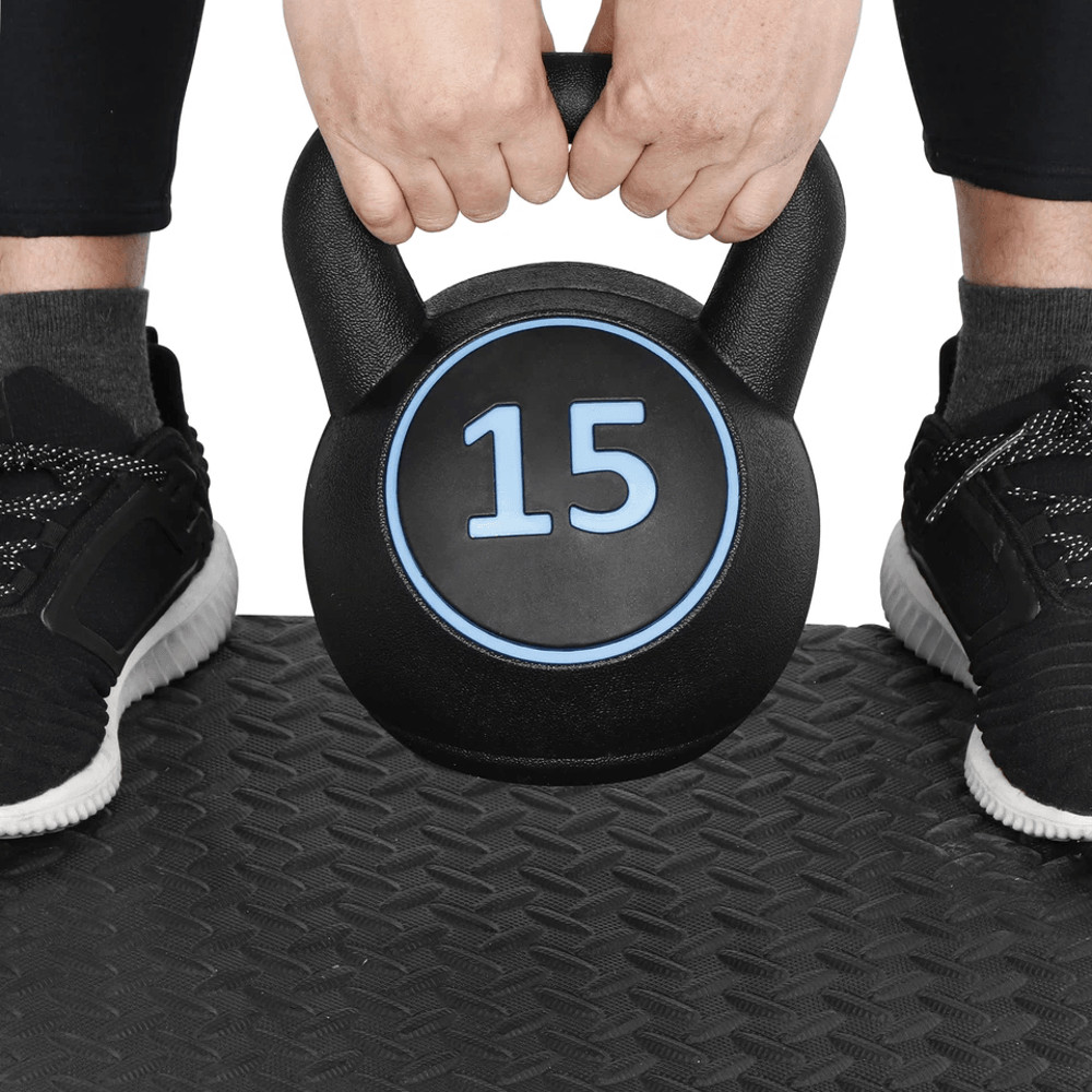 Kettlebell Set With Storage Rack Weights For Home Gym Strength Training  FullBody Workouts 5